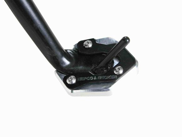 Hepco & Becker side stand extension - black/silverRef: Hbe04571A / 42114568 00 91