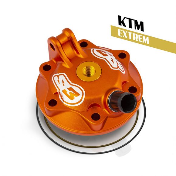 Orange low-compression S3 Extreme Enduro cylinder head and insert kitRef: Spart00312A / 1093365