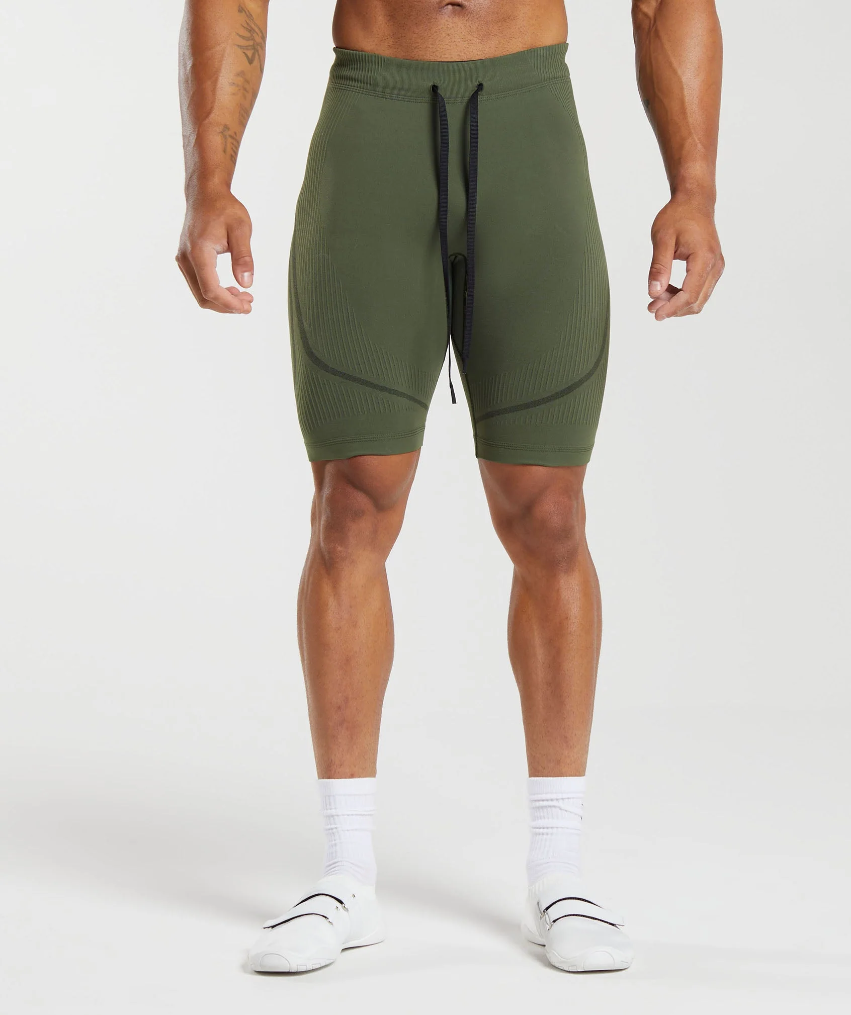 315 Seamless Shorts Winter Olive/Black