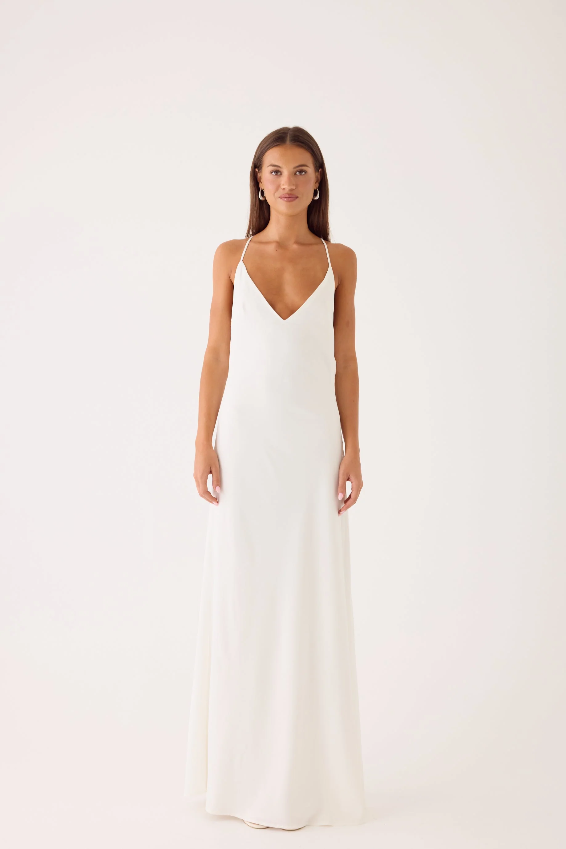 Bailie Maxi Dress - White
