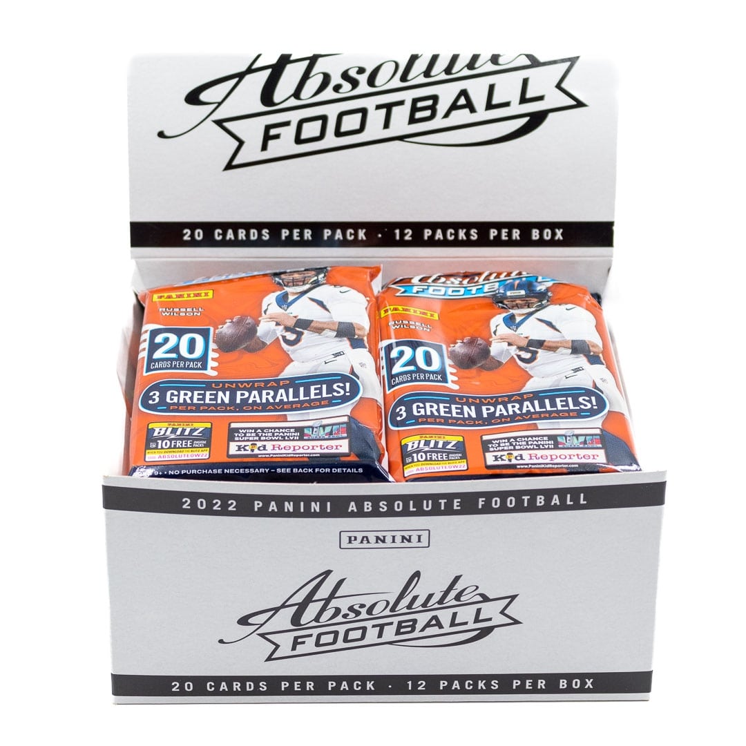 2022 Panini Absolute NFL Football Value Fat-Pack Box