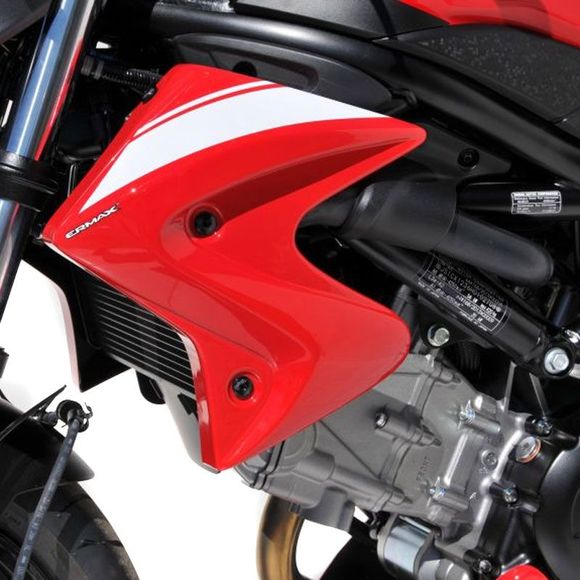 Ermax Radiator Scoop SUZUKI SV 650 2016- - Red / WhiteSUZUKI 650 SV 650 ABS - 2016 - 2025Ref: EM1590