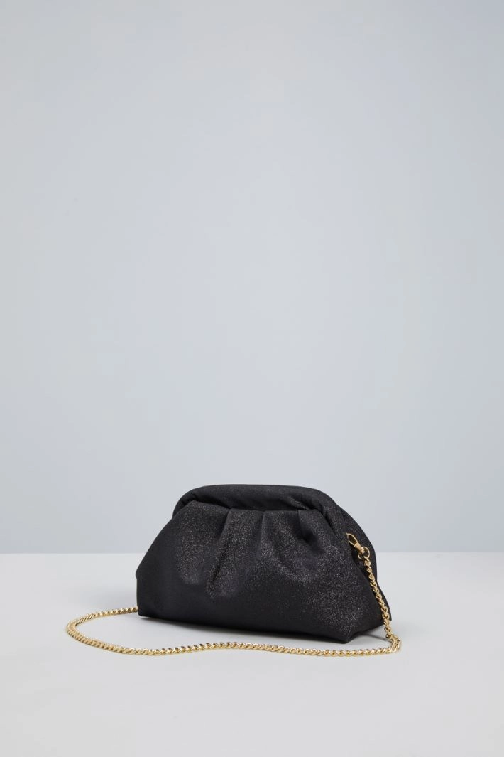 Laminated effect clutch - BLACK