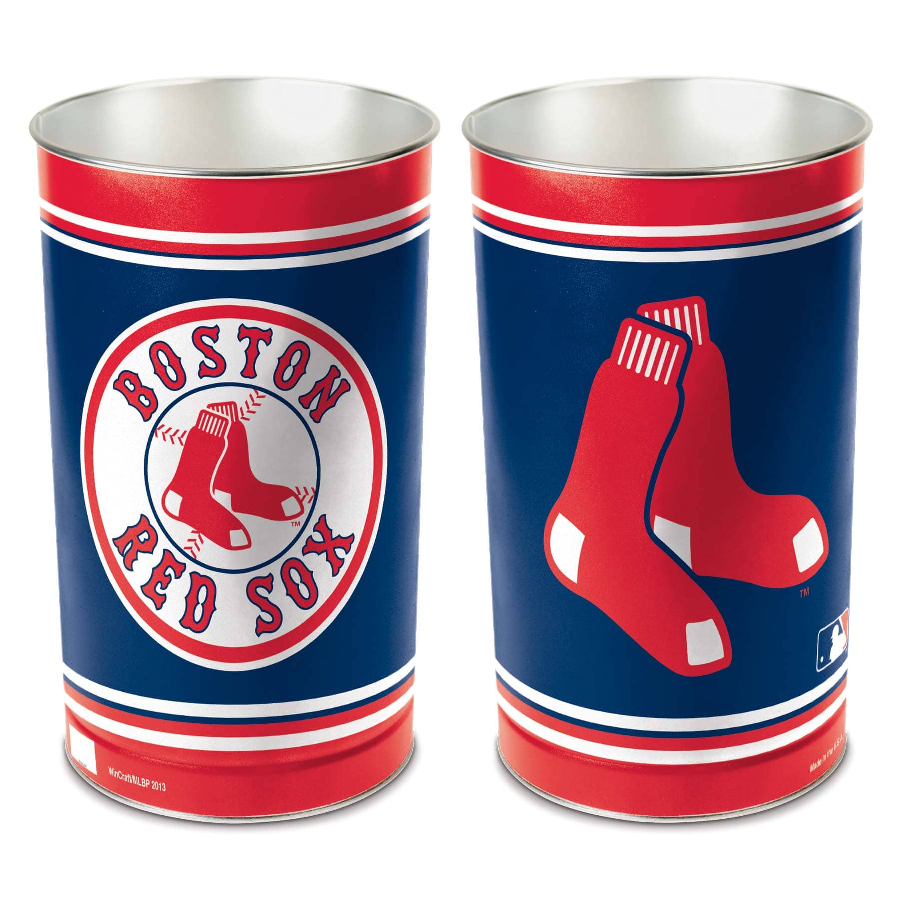 Boston Red Sox Baseball MLB Wastebasket
