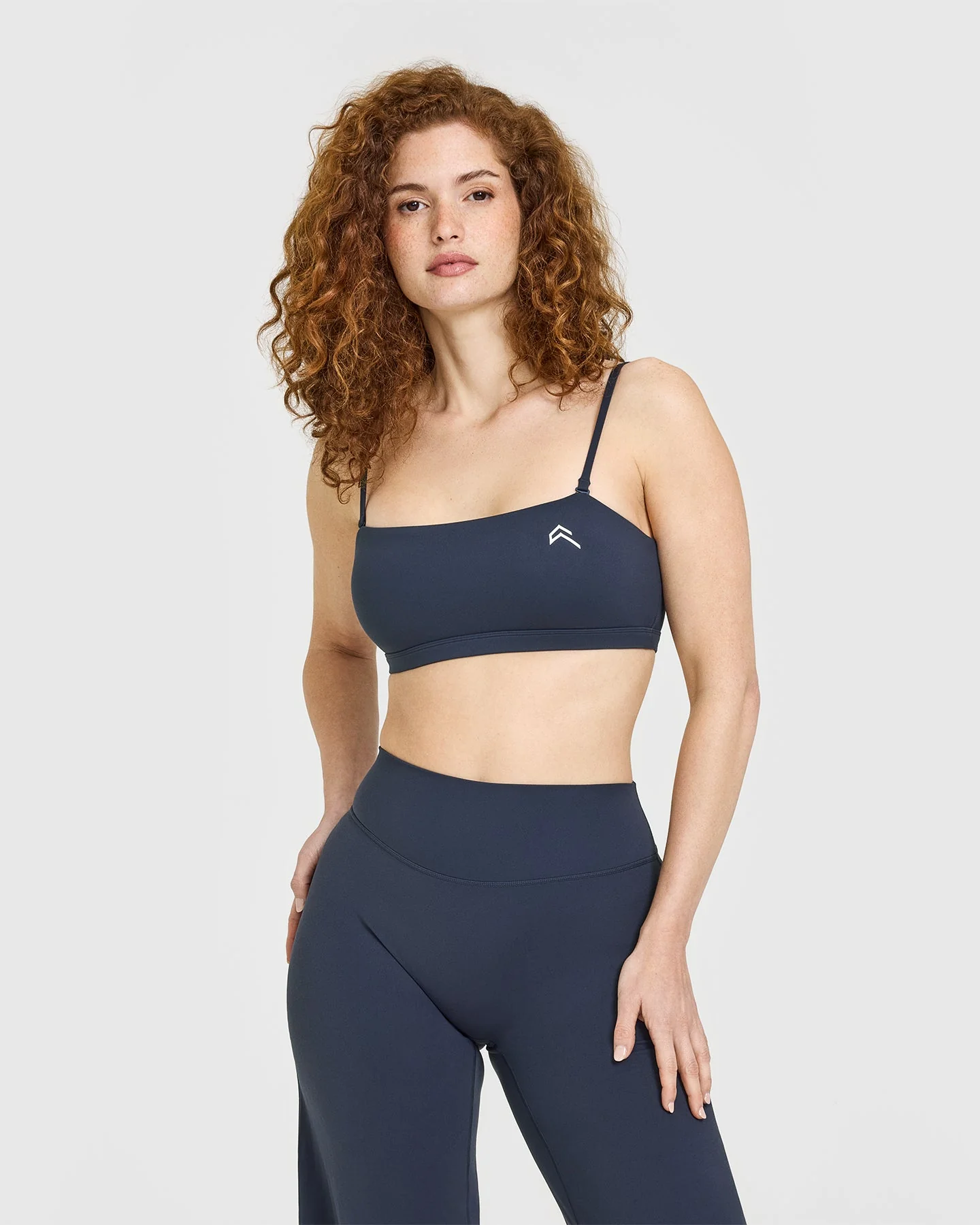 EasyLift™ Multi Way Bandeau Bralette with White Logo | True Blue