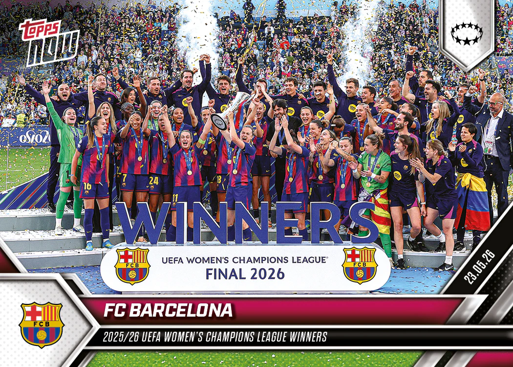 FC Barcelona - 2025-26 UWCL Topps NOW® - Card 30