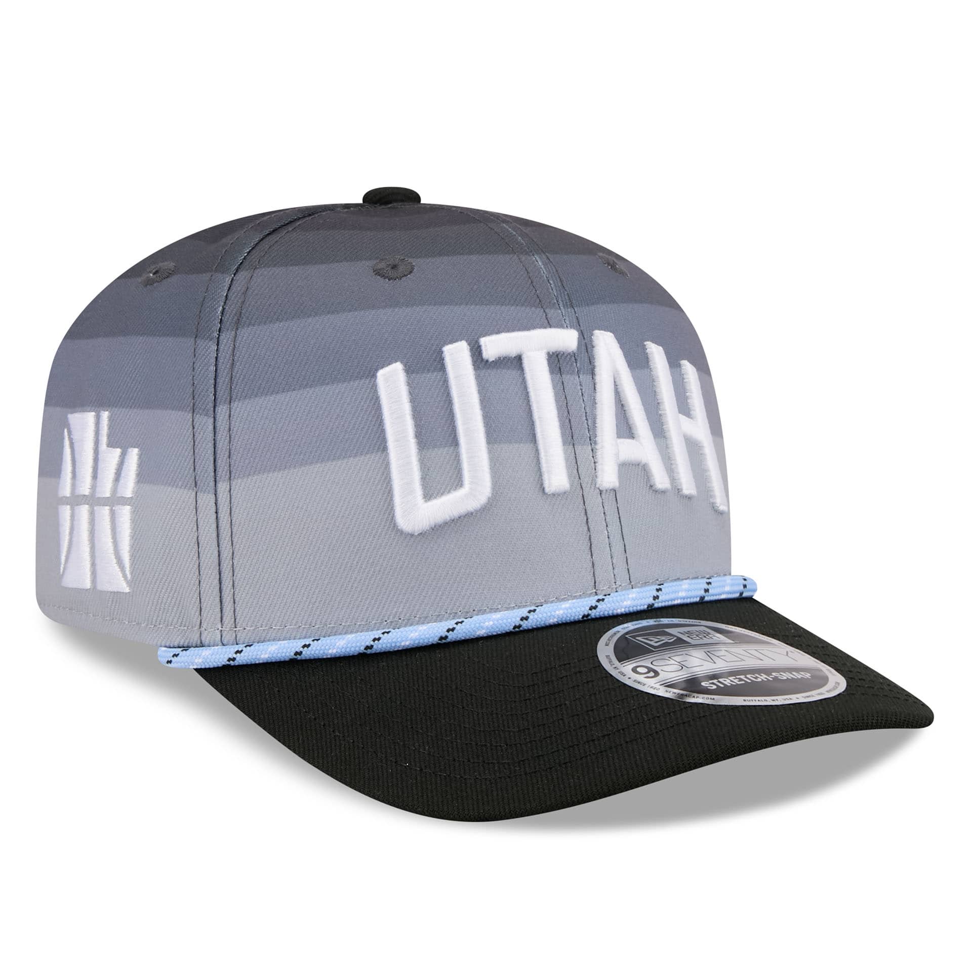 Utah Jazz 2025-26 NBA City Edition 9SEVENTY Stretch-Snap Cap