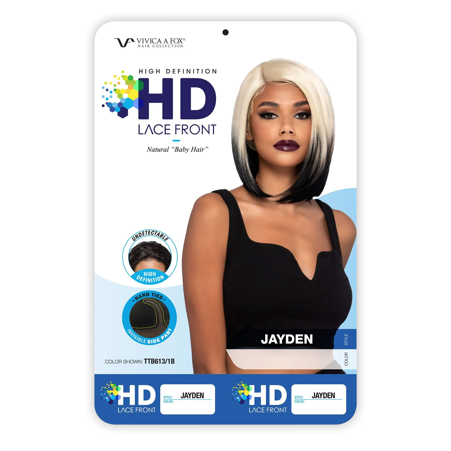 Vivica Fox HD Lace front Wig Hand-Tied Jayden