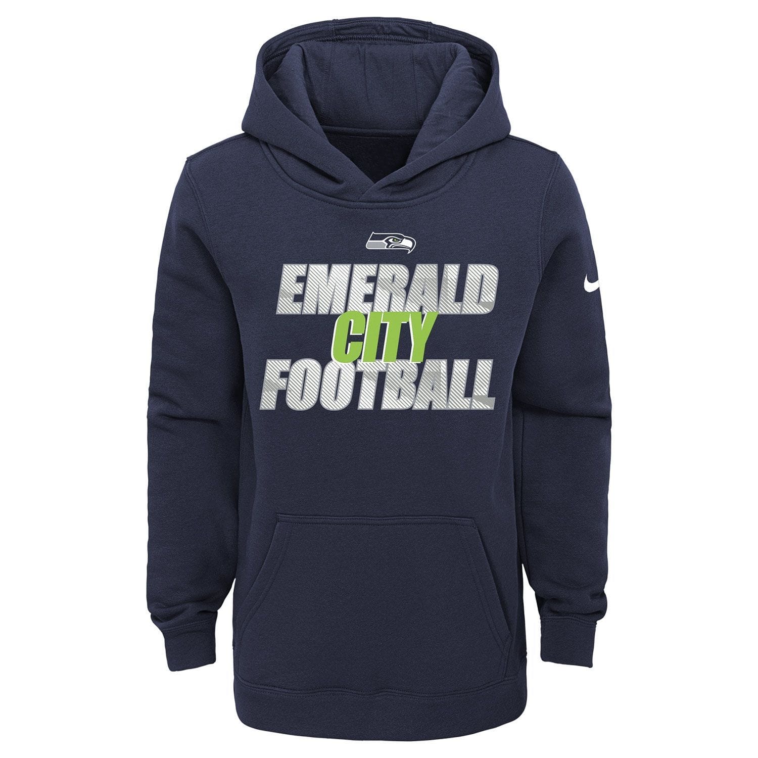 Seattle Seahawks Youth 2020 NFL Local Nike Club Hoodie (YOUTH)