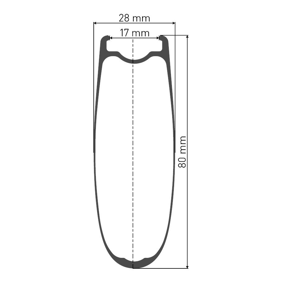 DT Swiss ARC 1400 DICUT 80 - 28