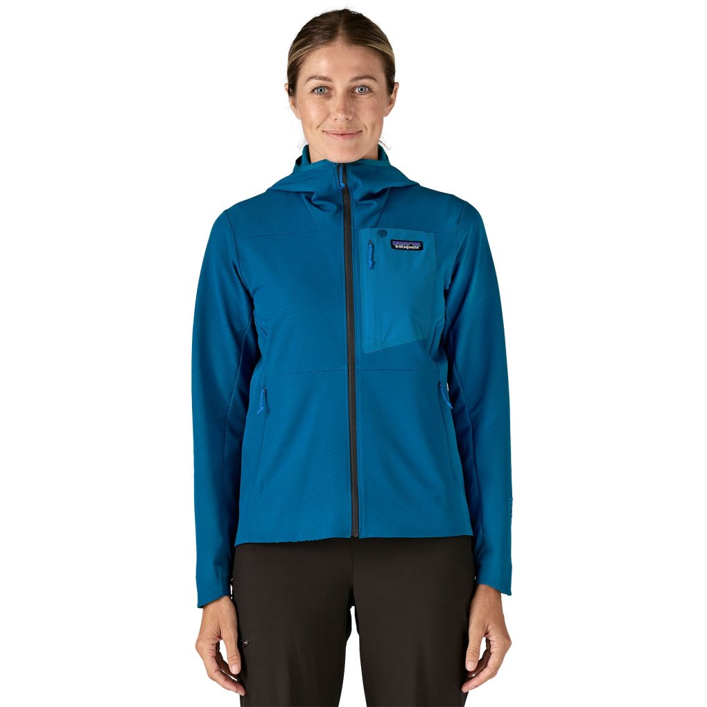 Patagonia R1 CrossStrata Hoody Women - Rock Melon