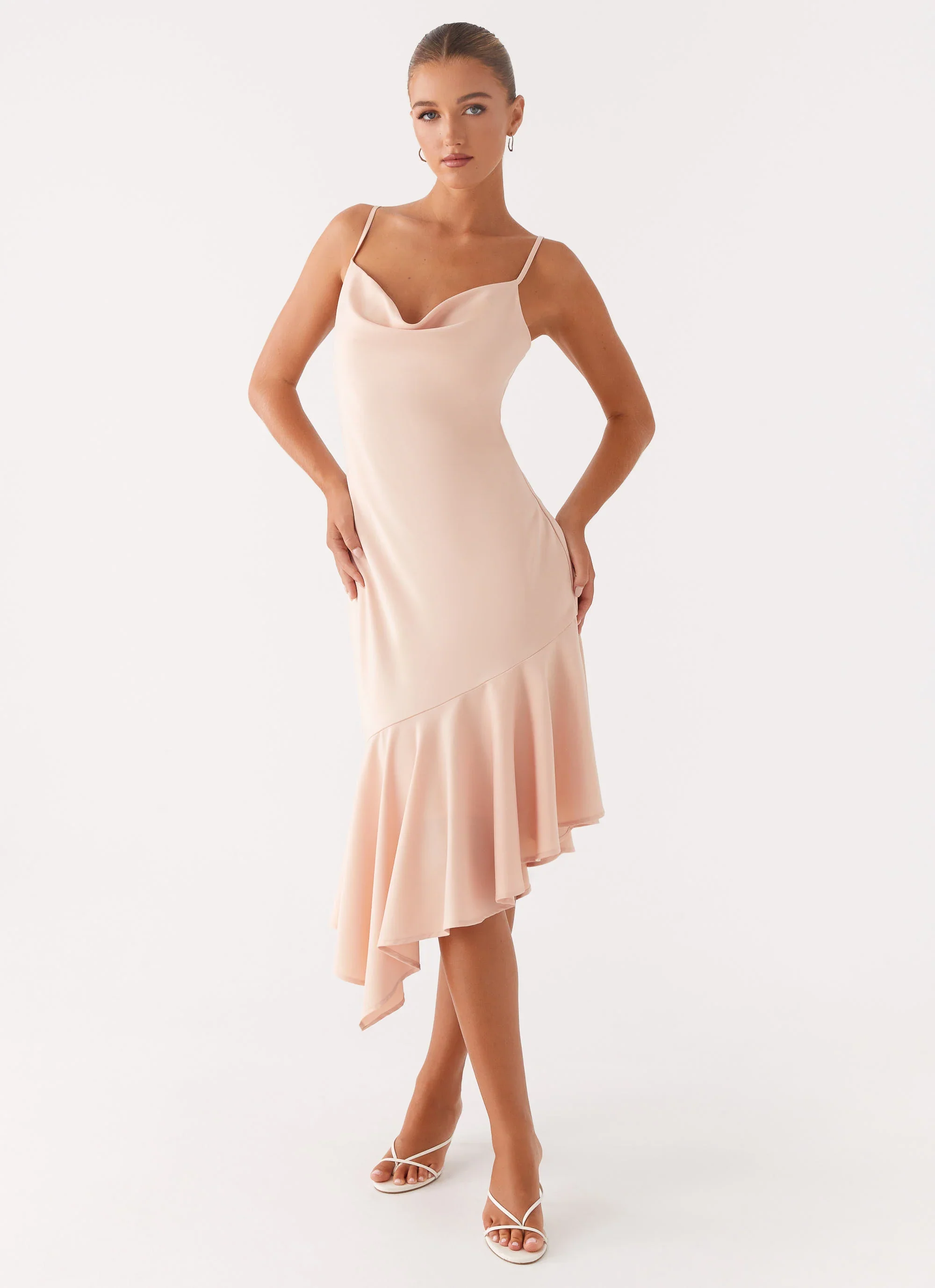 Korby Midi Dress - Pink