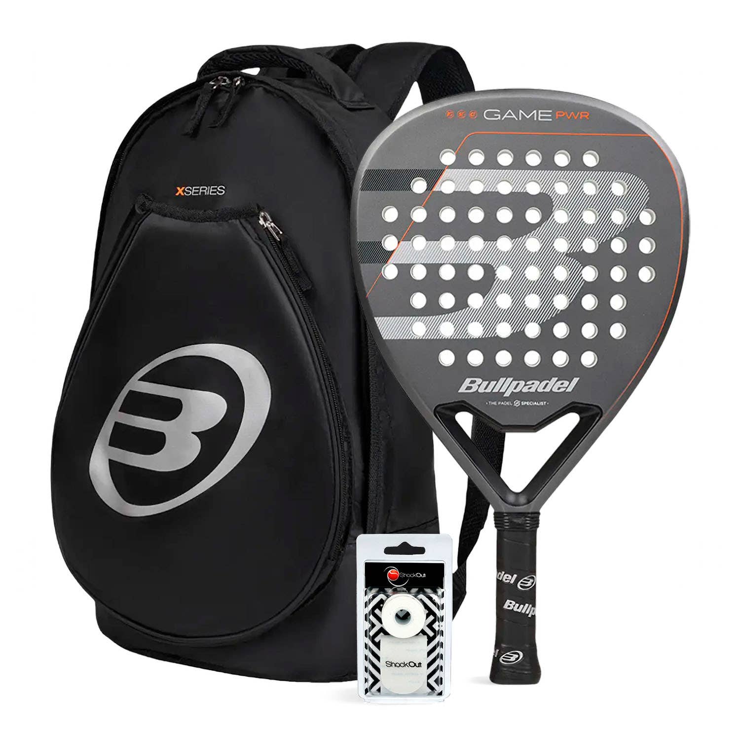 PACK BULLPDEL GAME PWR GRAY BAG TOUR BLACK