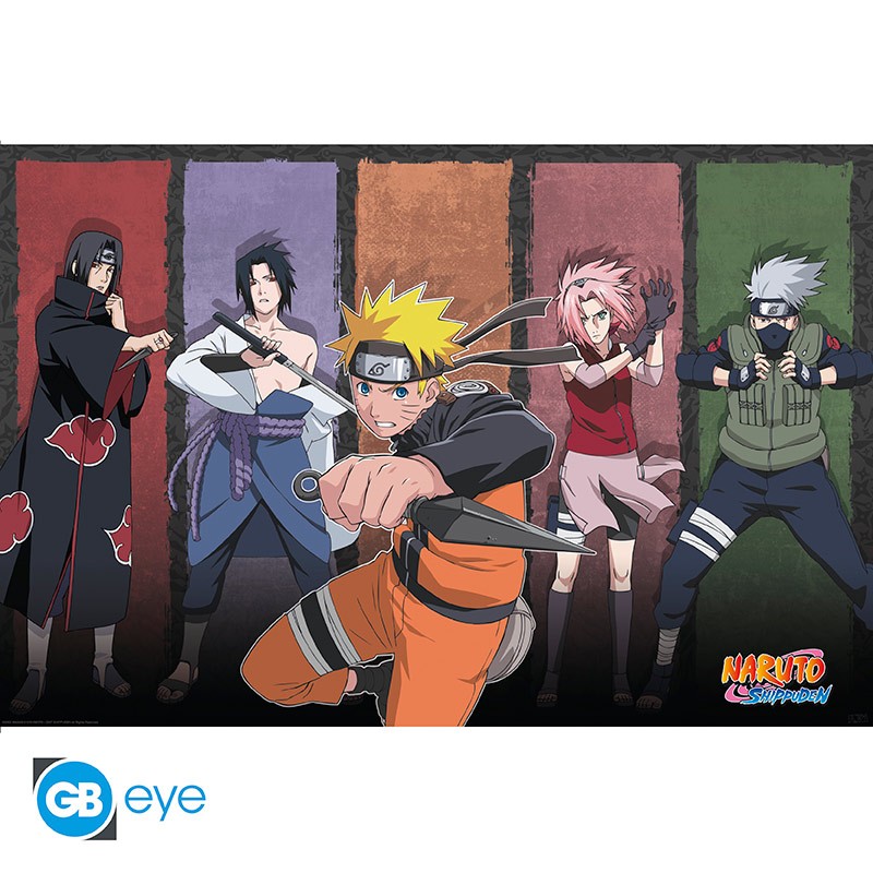 NARUTO SHIPPUDEN Poster Naruto & allies (91.5x61cm)
