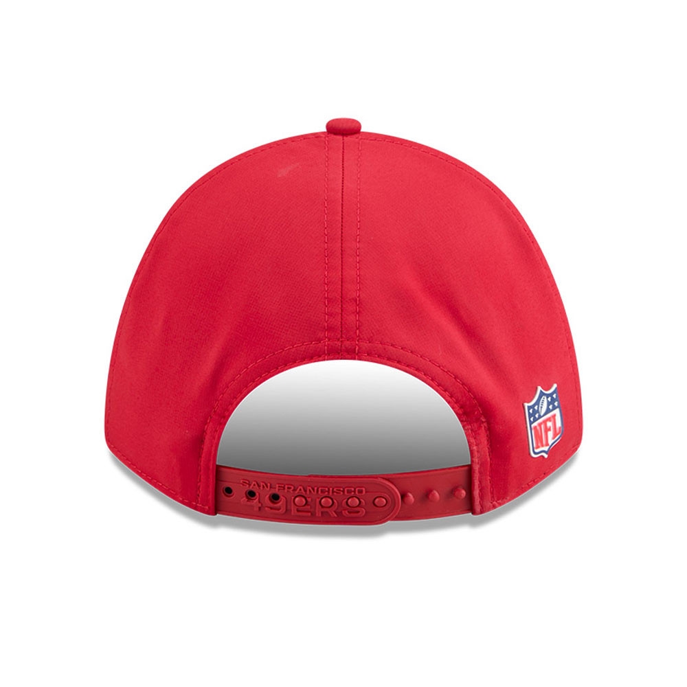 San Francisco 49ers 2025 NFL On-Field Sideline 9FORTY M-Crown Cap Red