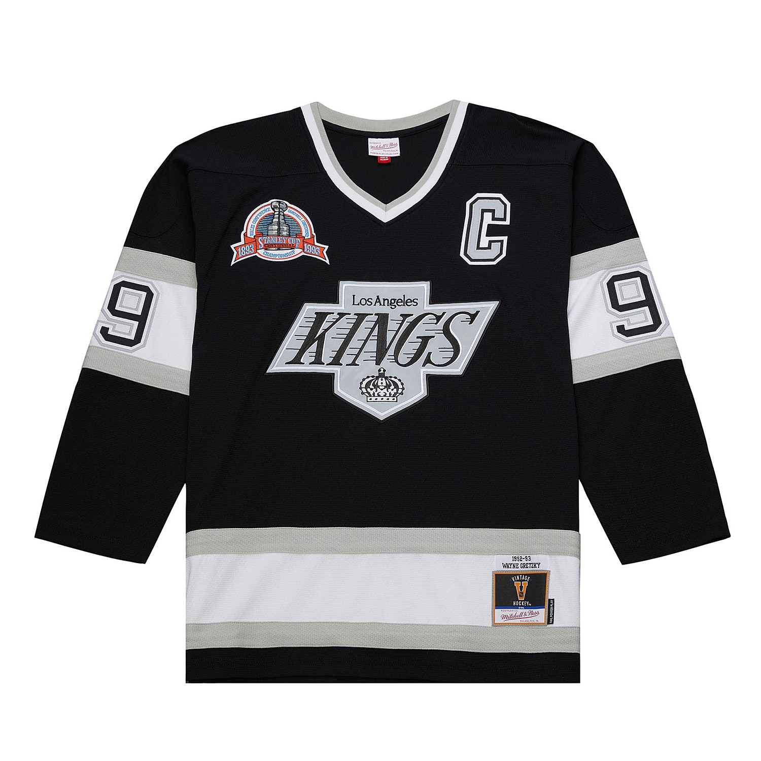 Wayne Gretzky #99 Los Angeles Kings 1992-93 Premium Power Play NHL Jersey Black