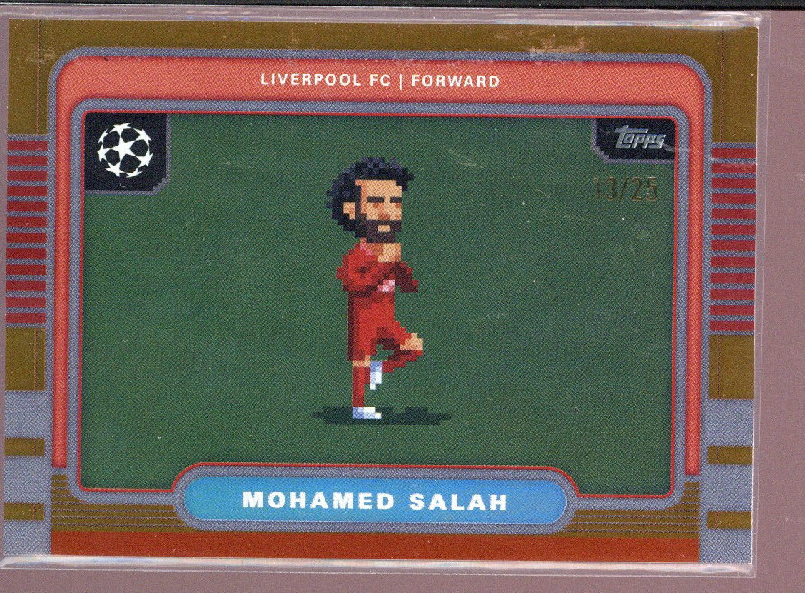 2025-26 Topps UCC Mohamed Salah 8-Bit /25