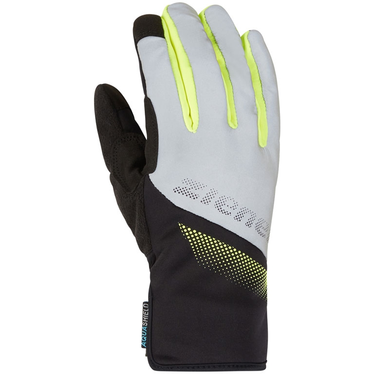 Ziener Dilip AS® Touch Bike Gloves - poison yellow
