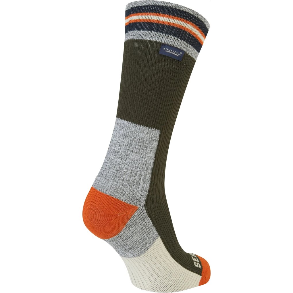 SealSkinz Surlingham Waterproof Mid Length Socks - Olive