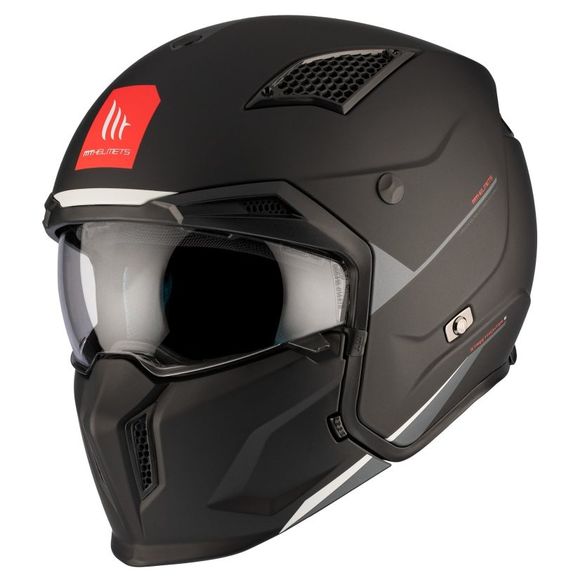 MT HELMETS STREETFIGHTER SV S - SOLID - Black Jet HelmetRef: MTH0029