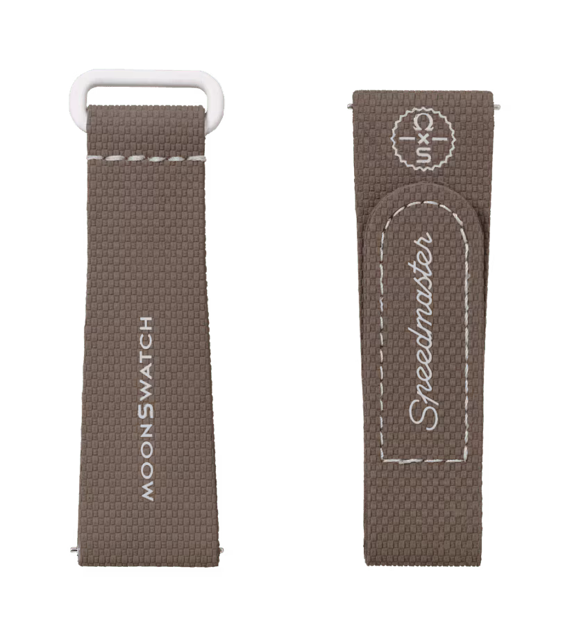 MOONSWATCH DARK BROWN/SAND RUBBER