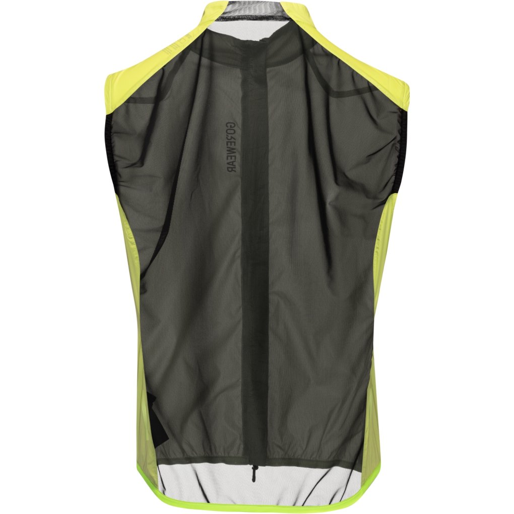 GOREWEAR Distance Windbreaker Vest Men - lime yellow CB00
