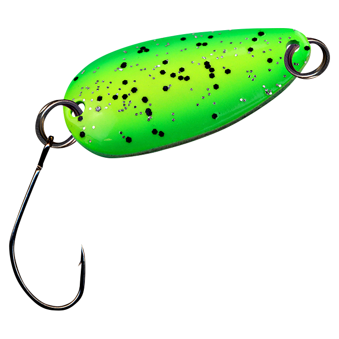 FTM Trout Spoon Bee (Green\/Yellow, Green UV)