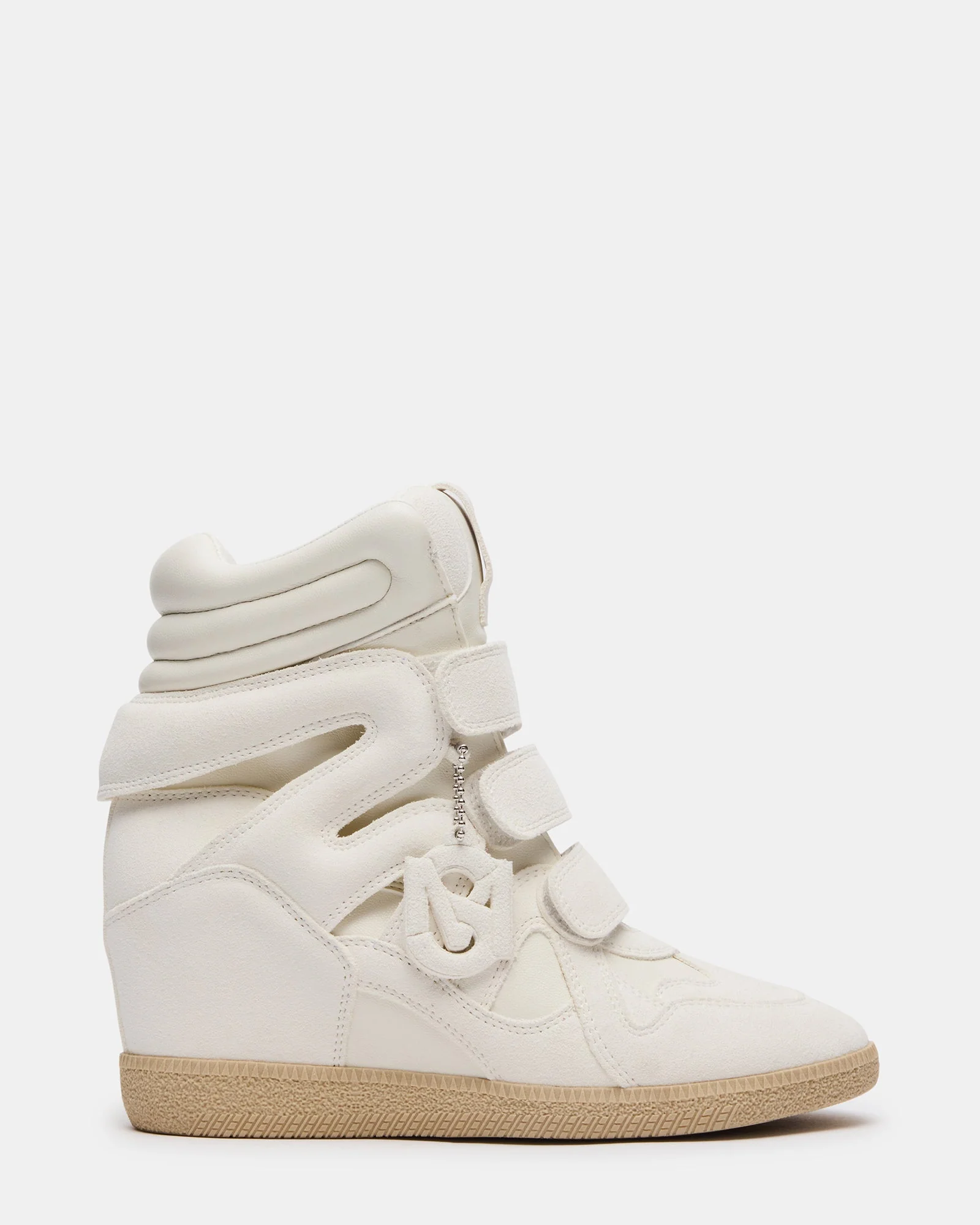 Mavis White Suede