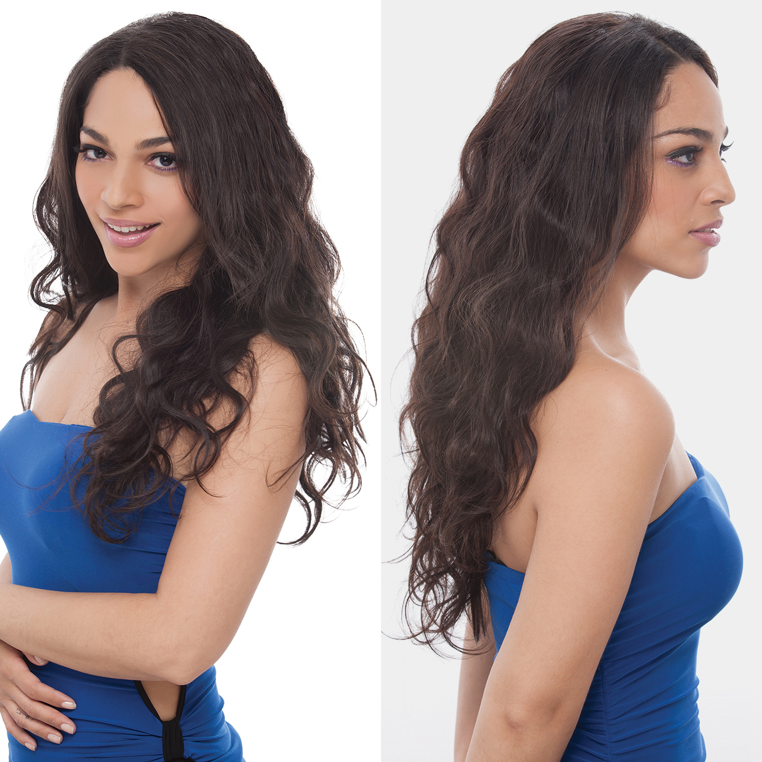 Janet Collection Virgin Remy Human Hair 360 Lace Natural Wig 26