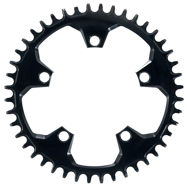 Garbaruk Road/CX/Gravel Chainring - 110 mm / Round / Narrow-Wide - black