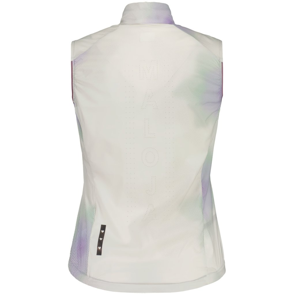 Maloja MalkaM. Cycle Vest Printed Women - shaded white bloom 1247
