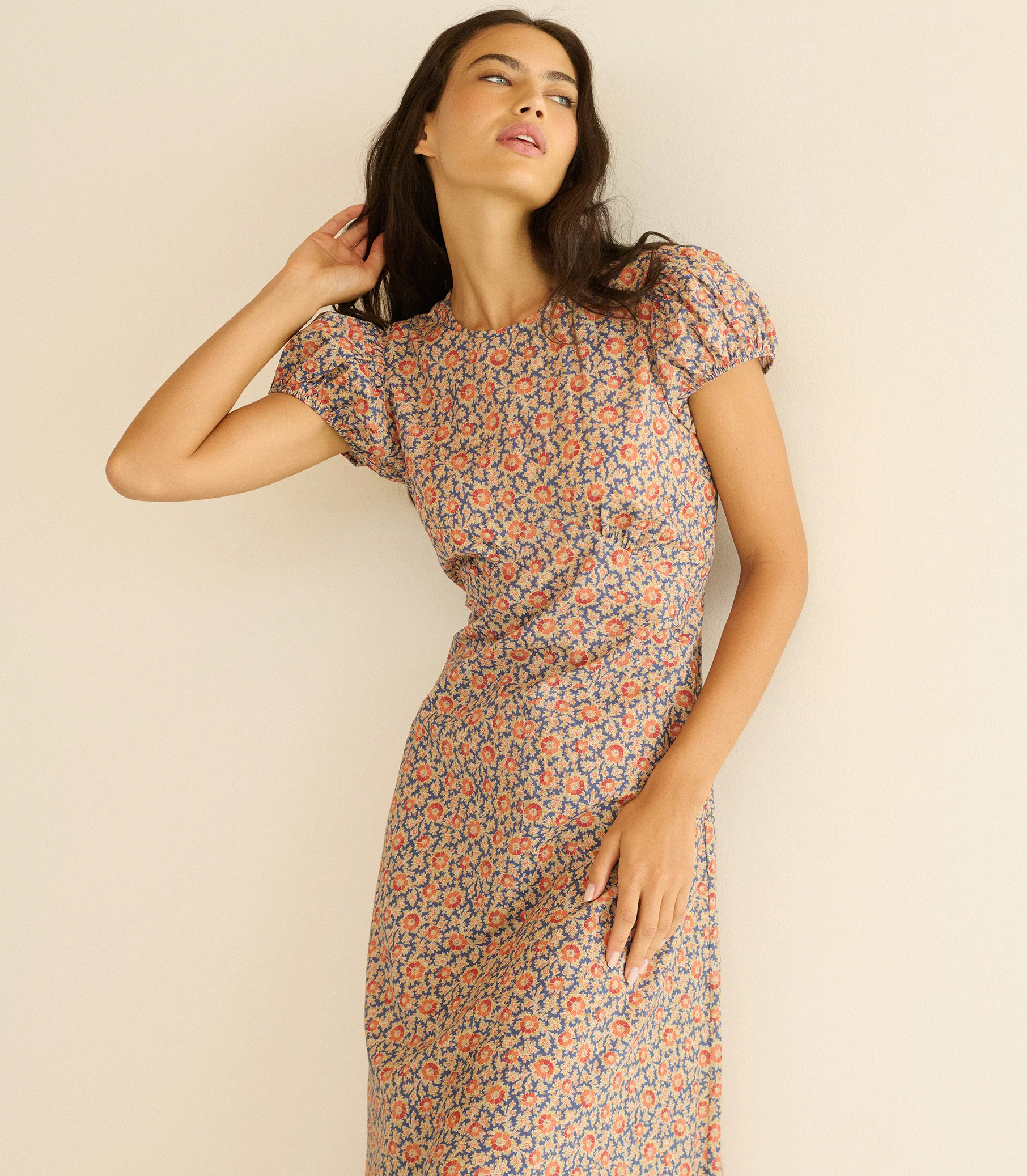 Rhodia Midi Dress - Jardin du Soleil