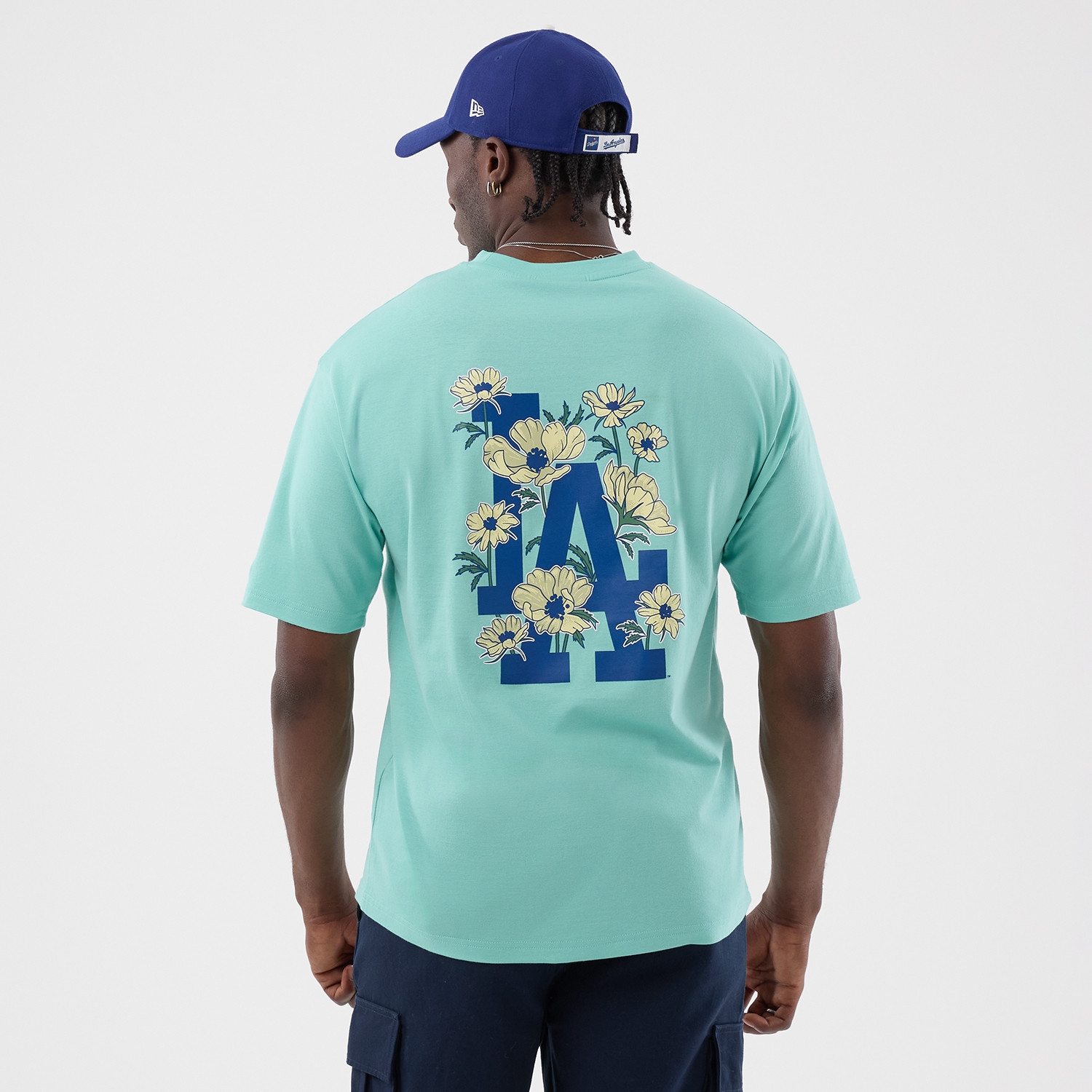 Los Angeles Dodgers Floral MLB T-Shirt Teal