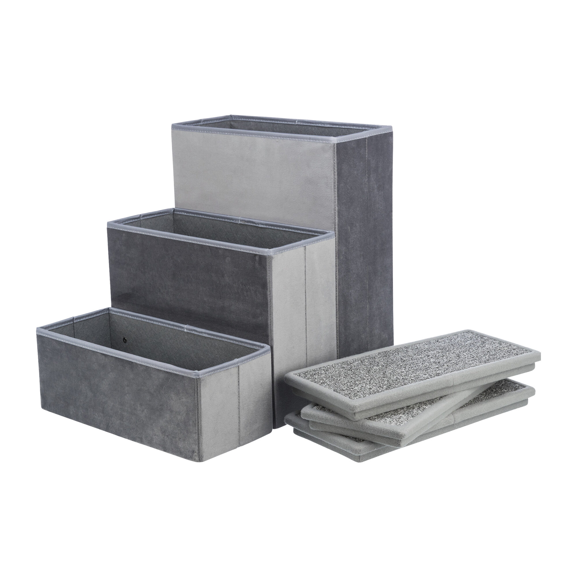 Trixie Pet Stairs - 34 × 45 × 50 cm - grey