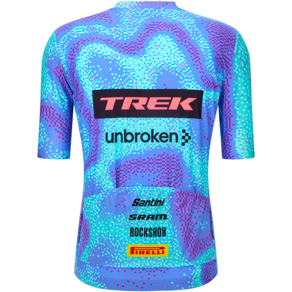 Santini Trek Factory Racing 2026 Short Sleeve Cycling Jersey Men RE97175C26XC - print
