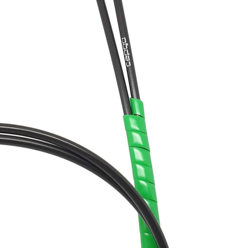 capgo Spiral Hose - Blue Line | for Organization of Wires/Cable Housings - neon red | 2000mm