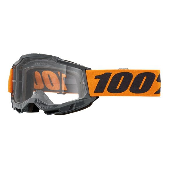 Masque cross 100% ACCURI 2 - Ecran Clair 2025 - OrangeRef : CE1471 / 50013-00041