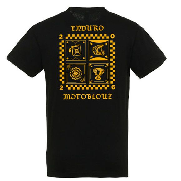 Motoblouz ENDURO 2026 CHILDREN'S short-sleeved T-shirt - BlackRef: MB0499