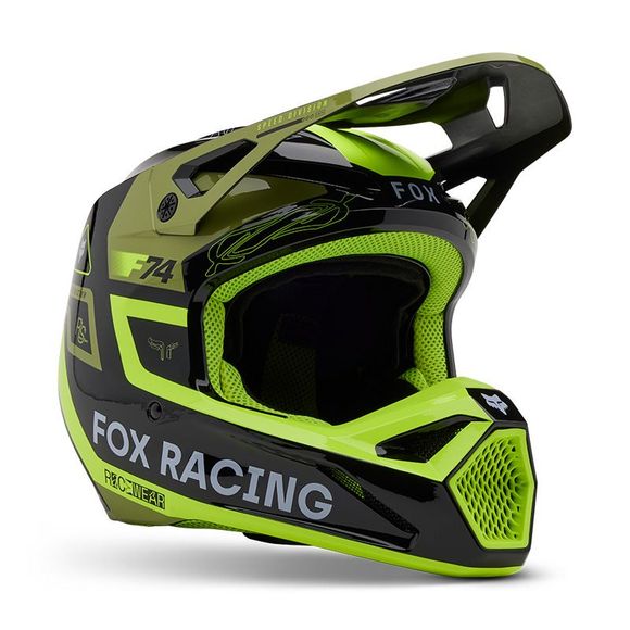 Cross Fox V1 Race Spec 2025 - Green helmetRef: FX5151