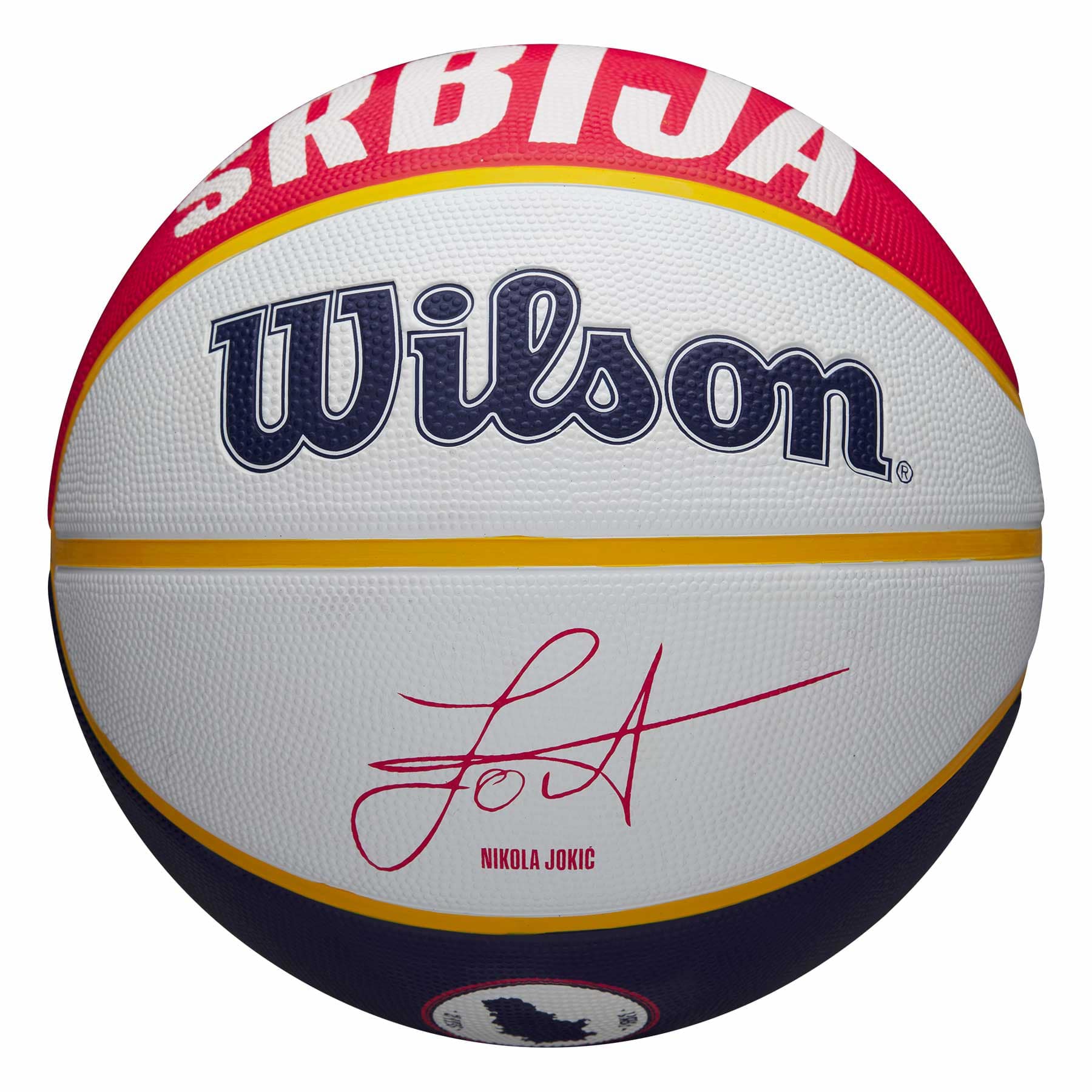 Nikola Jokić Local Serbia NBA Icon Outdoor Basketball (Size 7)