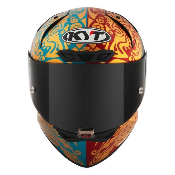 KYT KX-1 RACE GP BASTIANINI IDN REPLICA 2023 FIM Full-Face Helmet - Black / YellowRef: KYT0187