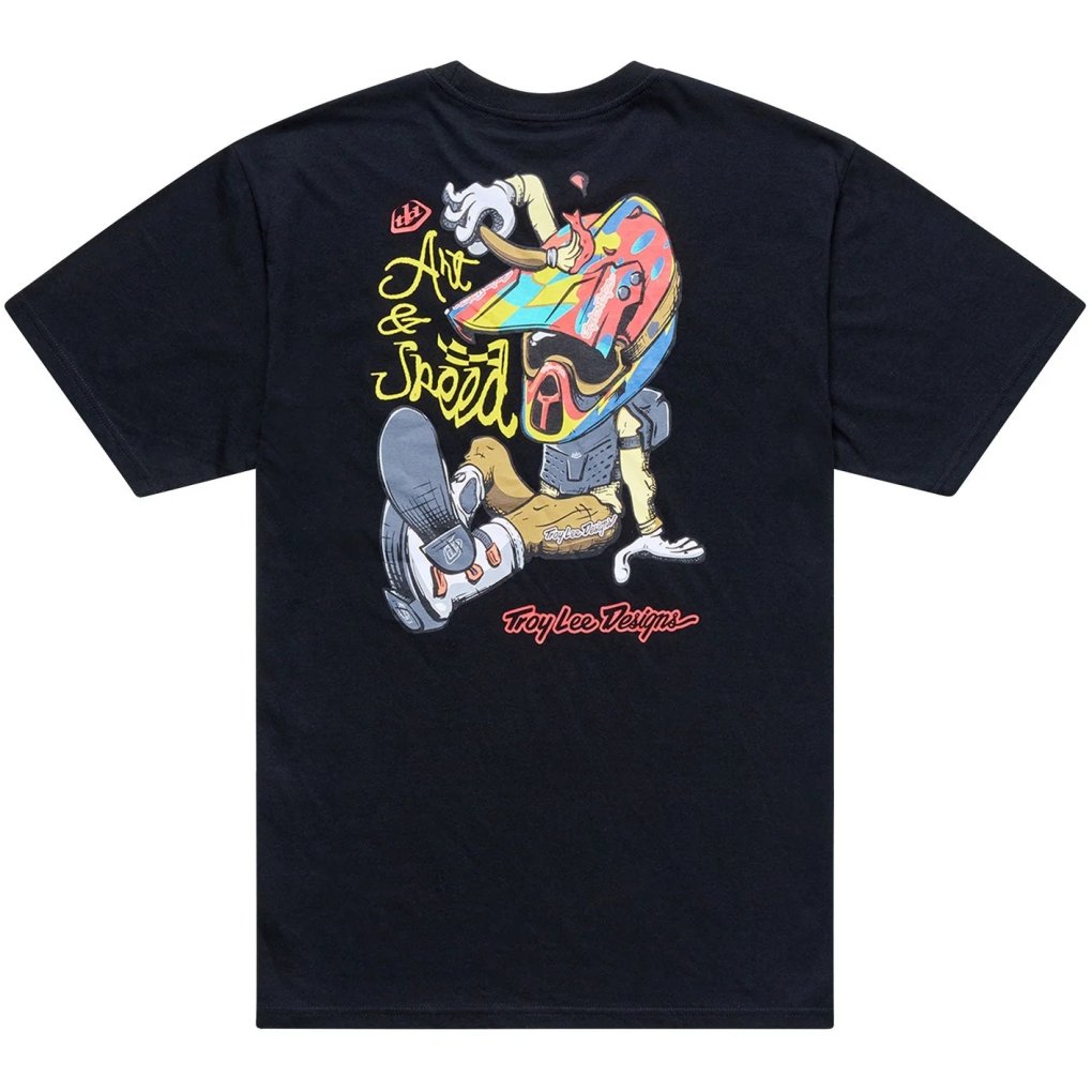 Troy Lee Designs Short Sleeve Tee Men - Heritage Black