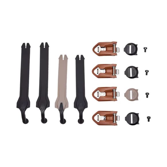 Fox COMP STRAP KIT boot buckle - Gray / BlackRef: fx5500 / 30376-035-os