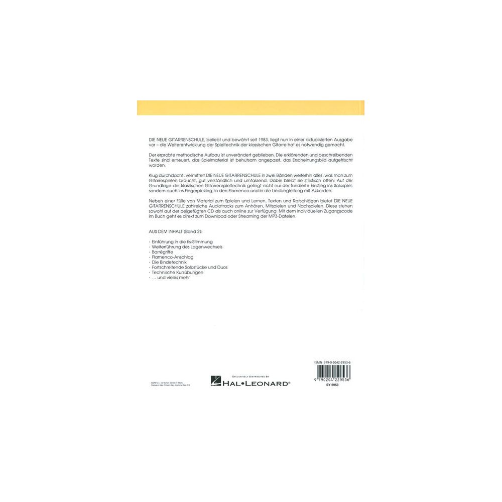 Ricordi Die neue Gitarrenschule 2 – Thomann Ireland