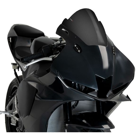 Puig Z-Racing screen (+ 4 cm) - BlackHONDA 600 CBR 600 RR - 2024 - 2025Ref: PUI0685