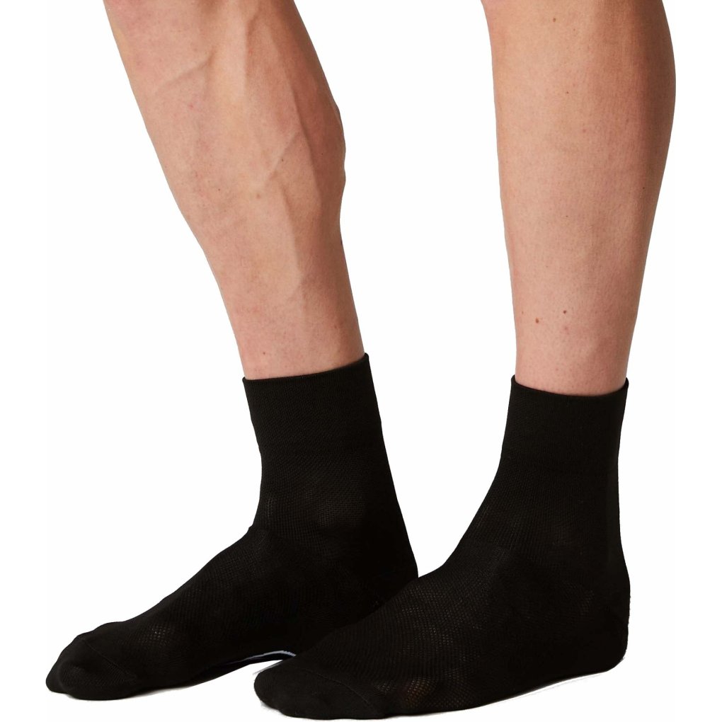 FINGERSCROSSED Classic Mid High Cycling Socks - Black #001