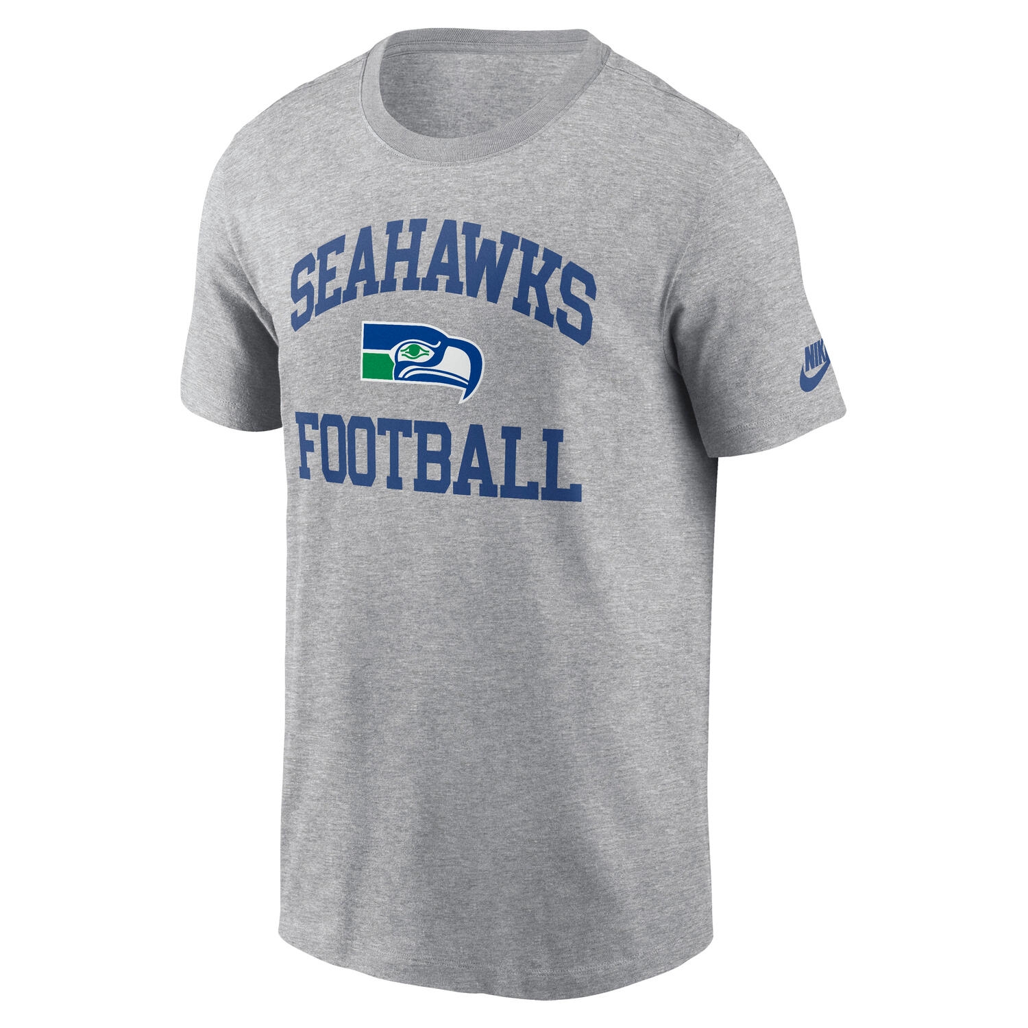 Seattle Seahawks Throwback Football Nike NFL T-Shirt Gray
