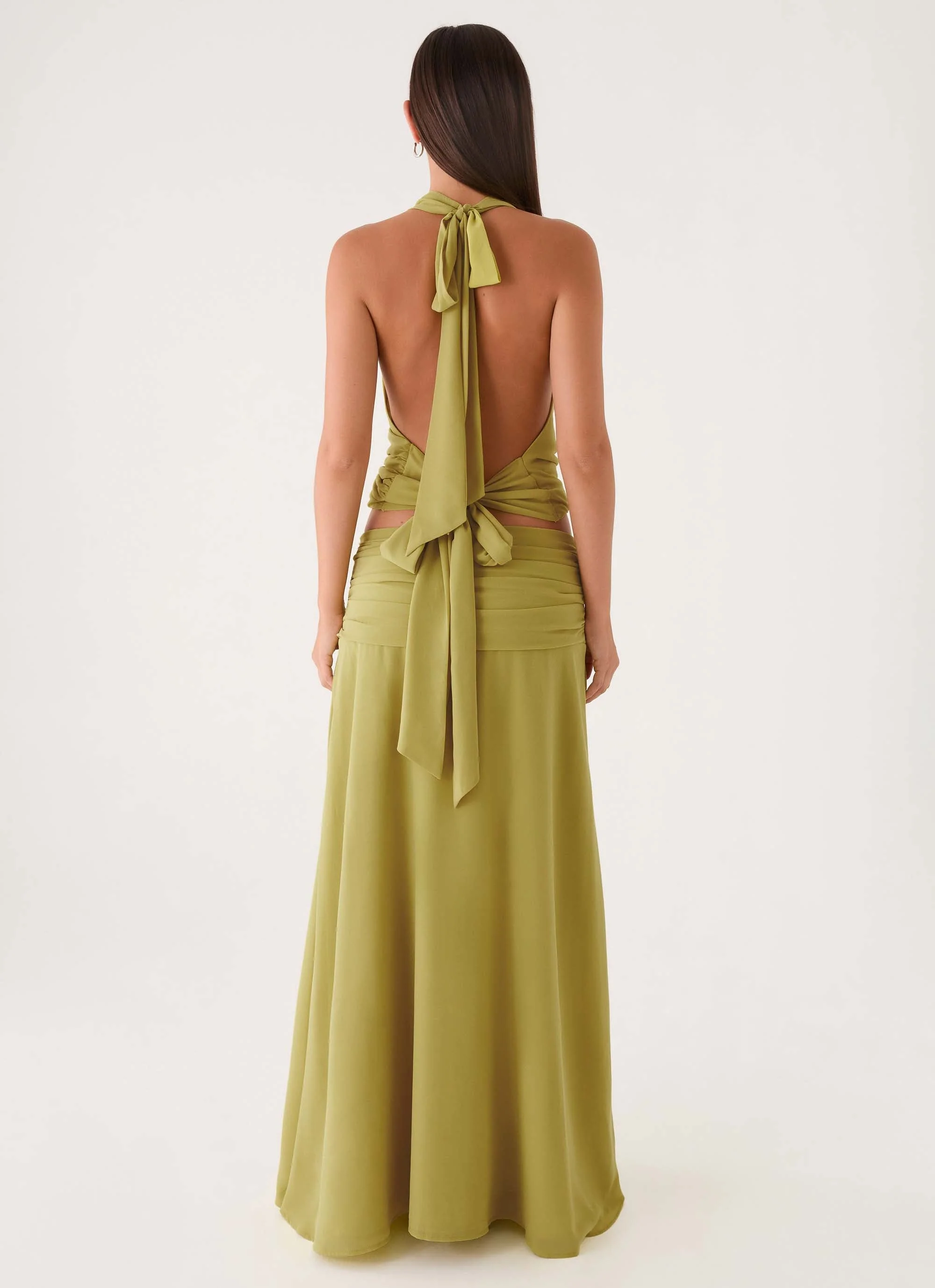 Willowmena Maxi Skirt - Lime