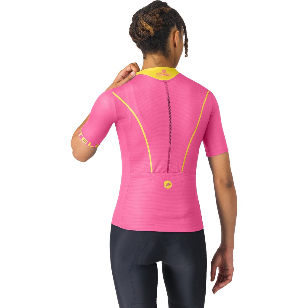 Castelli Anima Flow Jersey Women - rosa giro/mango mojito 025