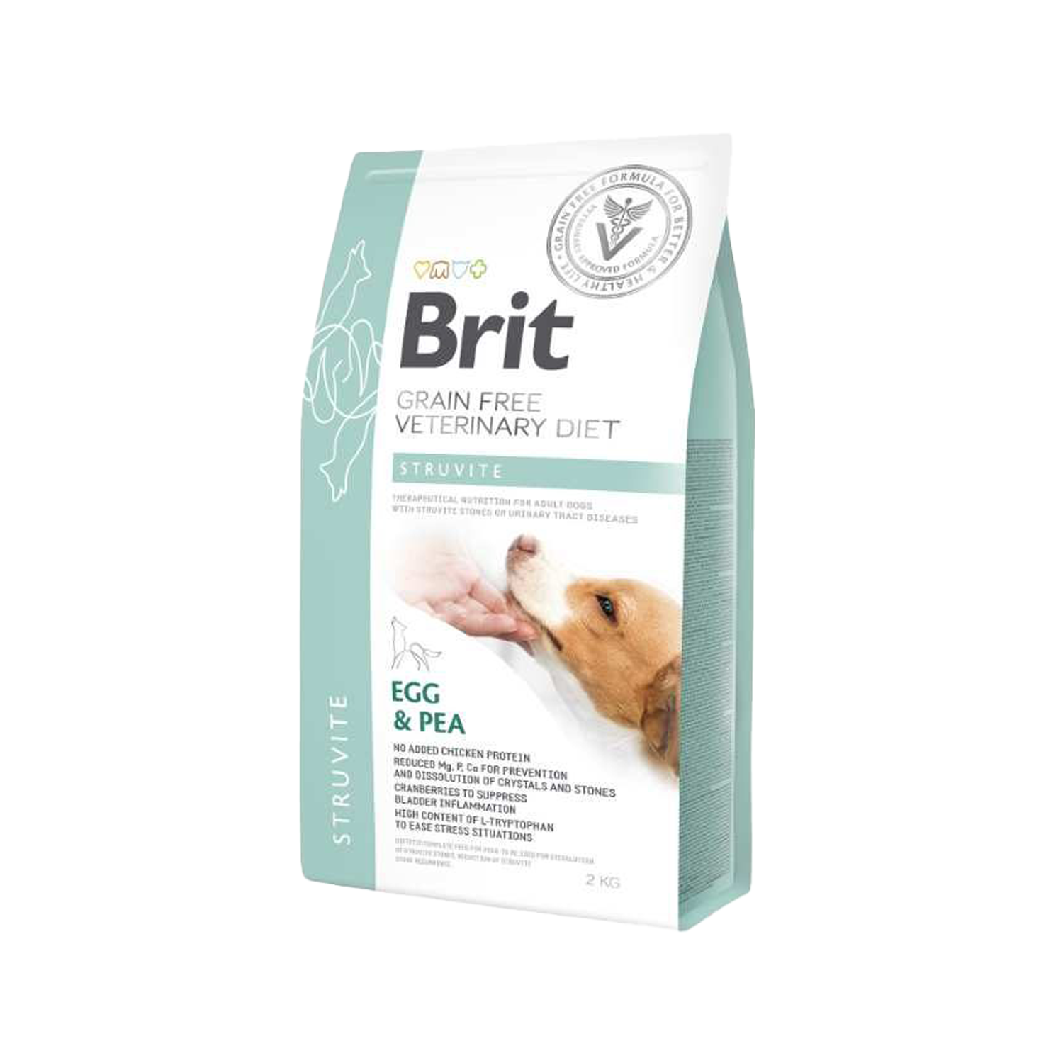 Brit Veterinary Diet Dog - Grain free - Struvite - 2 kg